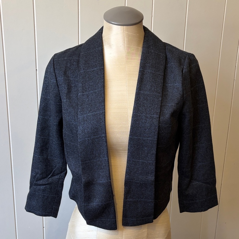 Women's Alice’s Pig Blue  Open-Front Blazer Size 2